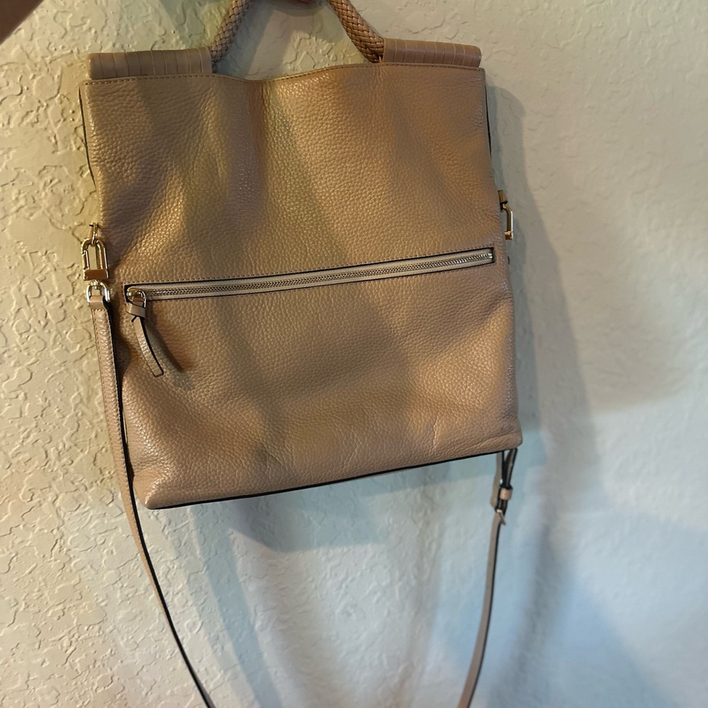 Tory Burch Beige Leather Tote - Picture 2 of 10